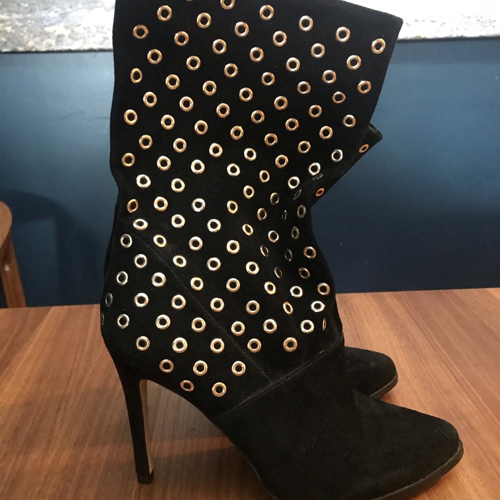 NEW BCBGeneration gold studded booties size 7.5